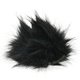 POMPON DE PIEL DE IMITACIÓN Color | 117-negro
