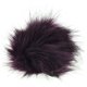 POMPON DE PIEL DE IMITACIÓN Mini | 654-violeta oscuro