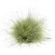 POMPON DE PIEL DE IMITACIÓN Mini | 658-verde kiwi/negro