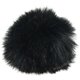 POMPON DE PIEL DE IMITACIÓN Short Cut | 562-negro