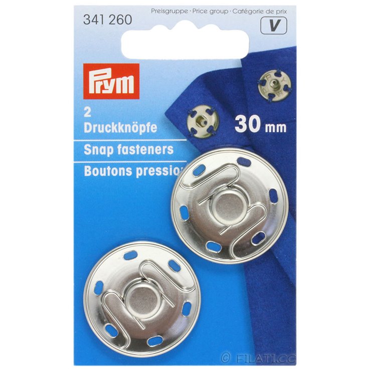 PRYM 341260/30mm | 260-plata