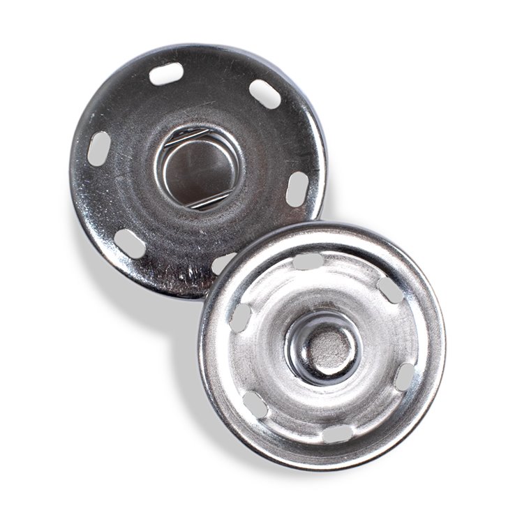 Botón de presión M3055/30mm | 01-plata