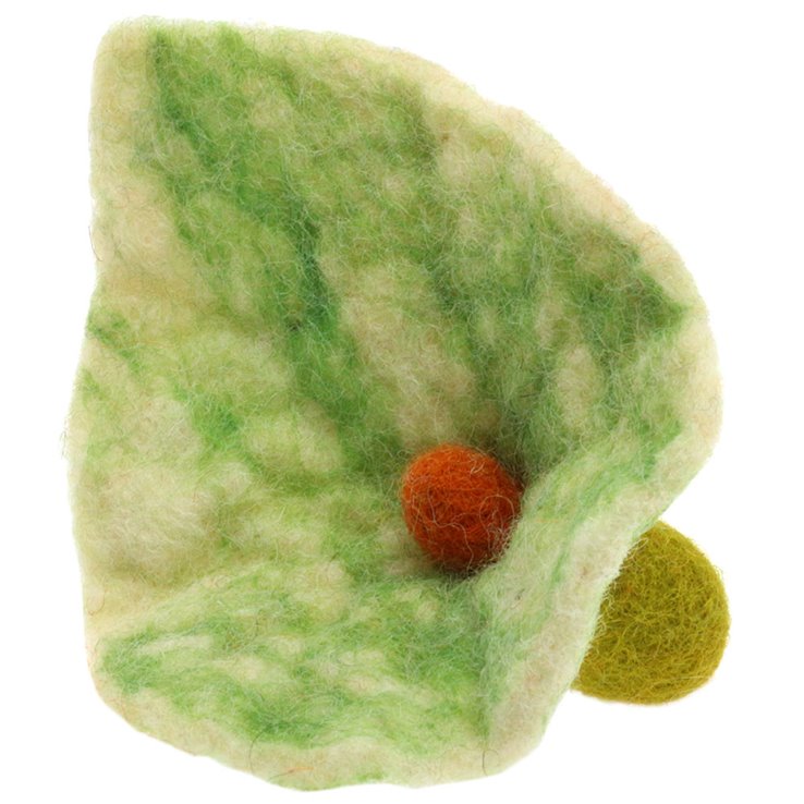 Flor de fieltro /12cm | 01-verde