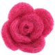 Flósculos de fieltro 12333/4 cm | 07-rosa vívida