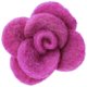 Flósculos de fieltro 12333/4 cm | 10-purpura
