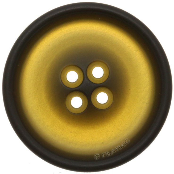 UNION KNOPF 451513/34mm | 78-amarillo oro/marrón oscuro