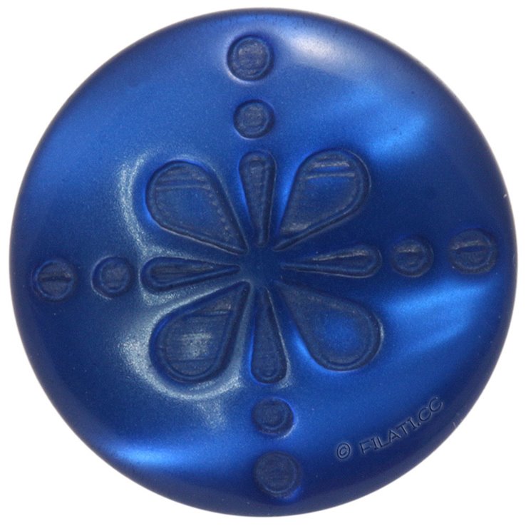 UNION KNOPF 452252/15mm | 66-azul