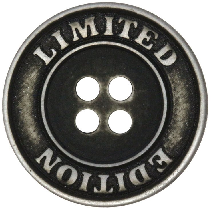 UNION KNOPF 453059/15mm | 7882-gris oscuro/plata