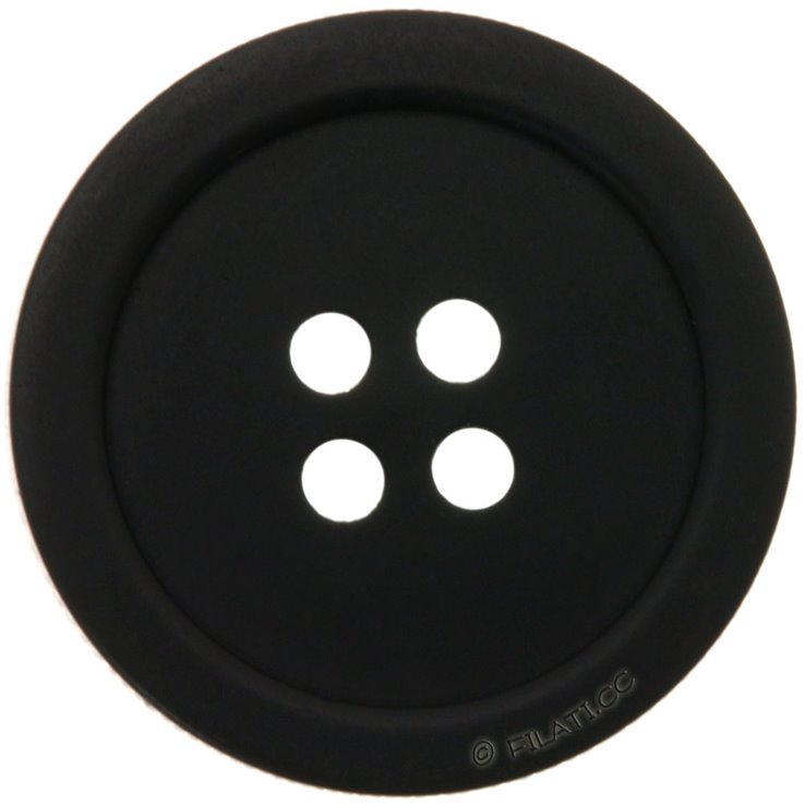 UNION KNOPF 46943/18mm | 80-negro