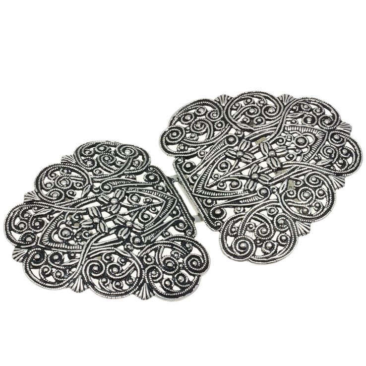 Cierre de metal 500775/9cm | 83-plata vieja