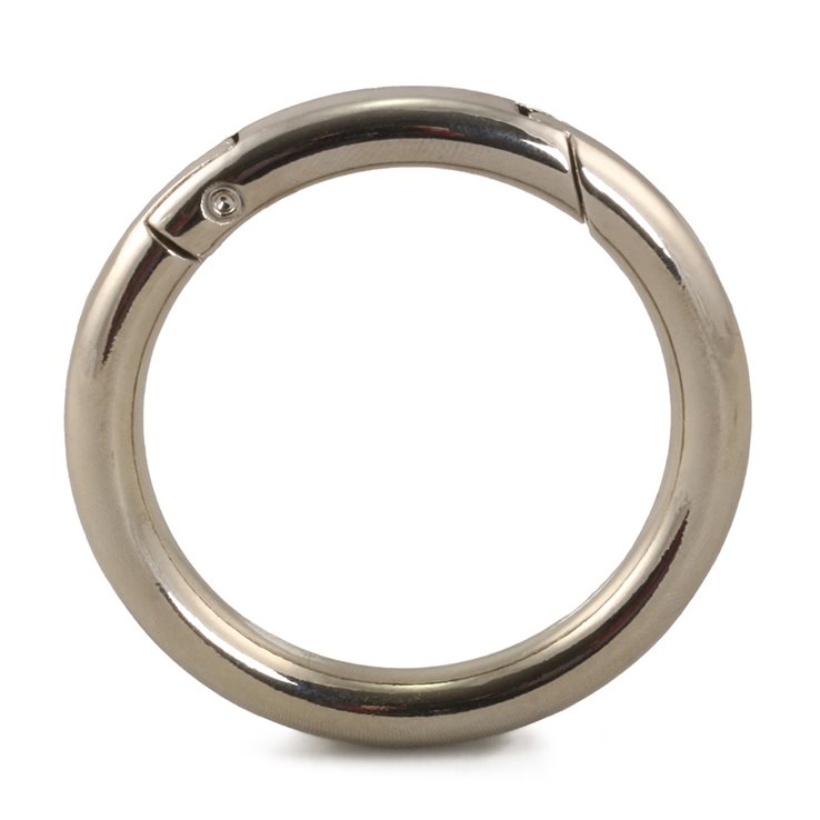 Gancho mosquetón 500861/40 mm | 082-plata