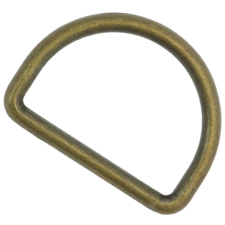 Anillo en forma D 54662/20mm | 851-latón