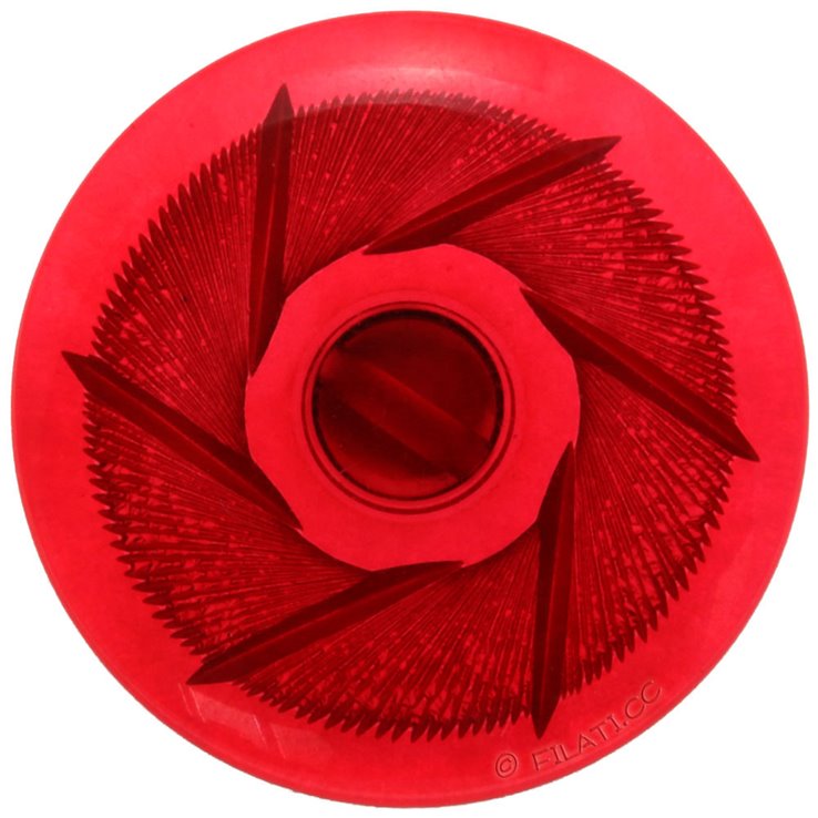 UNION KNOPF 7494/28mm | 0110-rojo