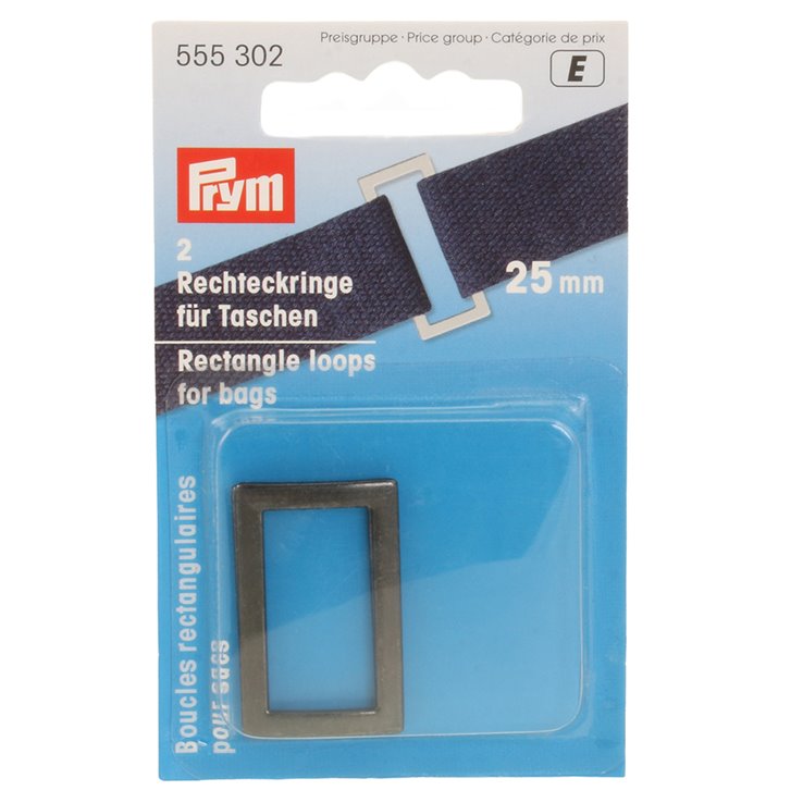 Prym Piezas para correa 25mm | 01-plata vieja