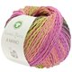 Lana Grossa A MANO (Linea Pura) | 23-rosa vívida/salmón/verde amarillo/fango
