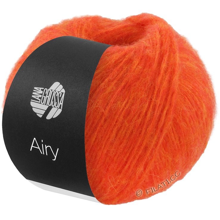 Lana Grossa AIRY | 17-naranja roja