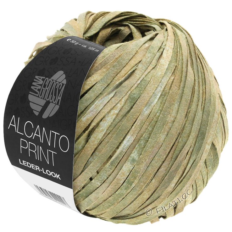 Lana Grossa ALCANTO Print | 101-naturaleza/beige/gris verde