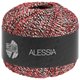 Lana Grossa ALESSIA | 010-rojo/negro/color crudo