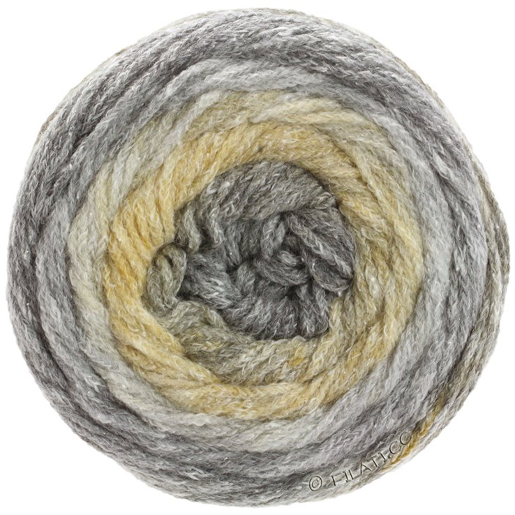 Lana Grossa AMOROSO | 01-grège/verde beige/gris claro/amarillo arena
