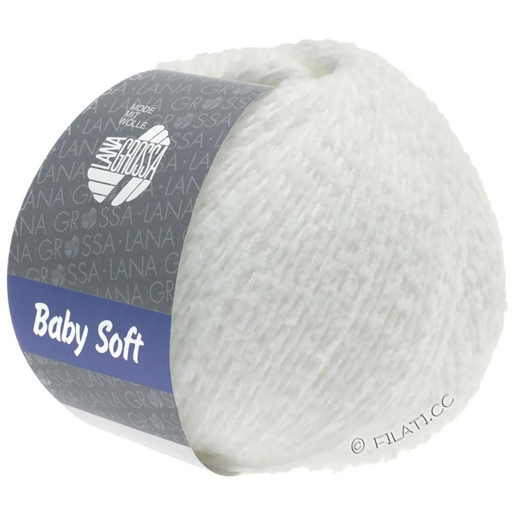 Lana Grossa BABY SOFT | 01-blanco