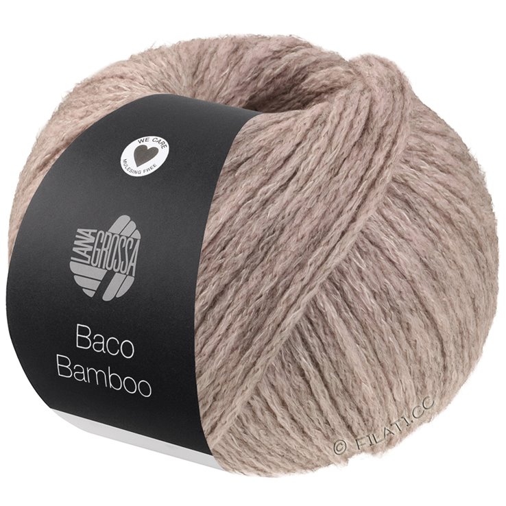 Lana Grossa BACO BAMBOO | 01-gris rosa
