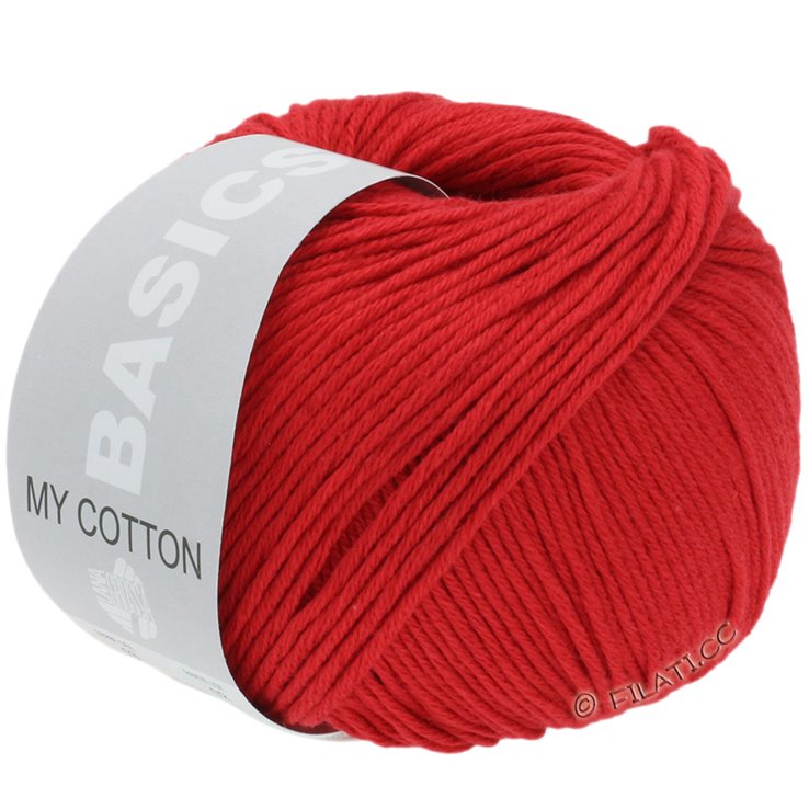 Lana Grossa MY COTTON Basics | 13-rojo