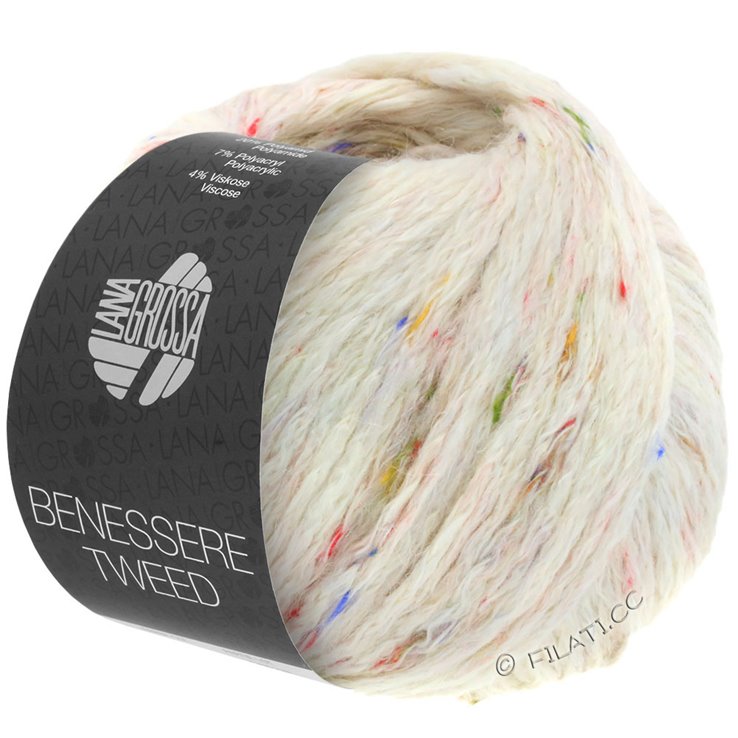 Lana Grossa BENESSERE Tweed | 101-naturaleza mezcla