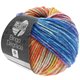 Lana Grossa BINGO Dégradé | 653-amarillo/naranja/rosa/rosa vívida/azul claro/azul azur