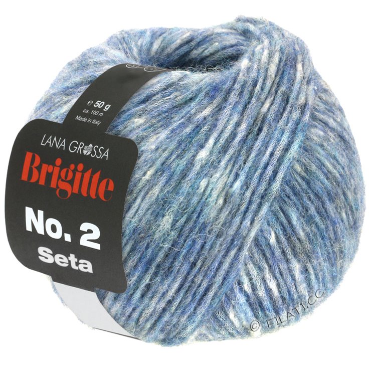 Lana Grossa BRIGITTE NO. 2 Seta | 02-jeans mezcla