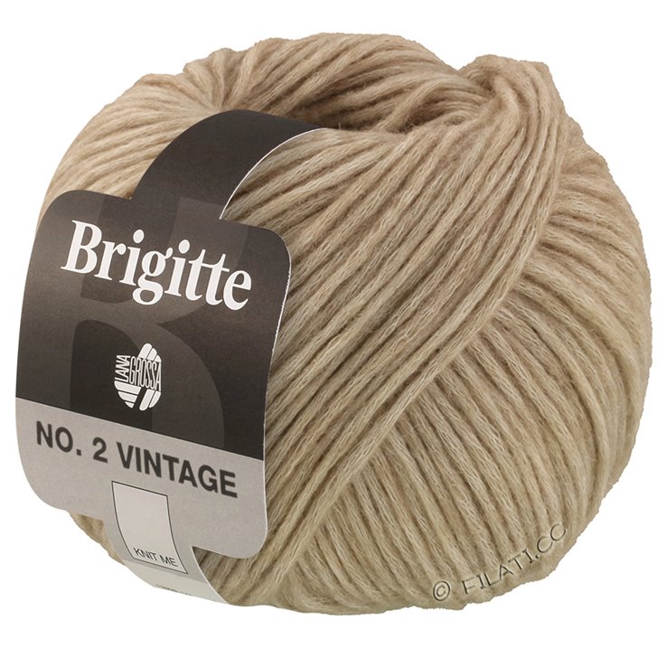 Lana Grossa BRIGITTE NO. 2 Vintage | 201-gris beige mezcla