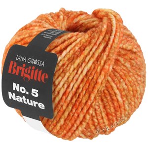 Lana Grossa BRIGITTE NO. 5 Nature | 105-naranja/caramelo mezcla