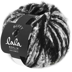 Lana Grossa BUFFY (lala BERLIN) | 12-negro/color crudo
