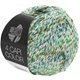 Lana Grossa 4 CAPI Color | 104-naturaleza/verde jade/turquesa/oliva