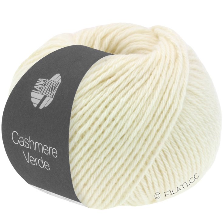 Lana Grossa CASHMERE VERDE | 01-color crudo