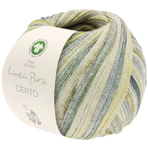Lana Grossa CERTO Print (Linea Pura) | 110-verde amarillo/naturaleza/oliva/beige/gris