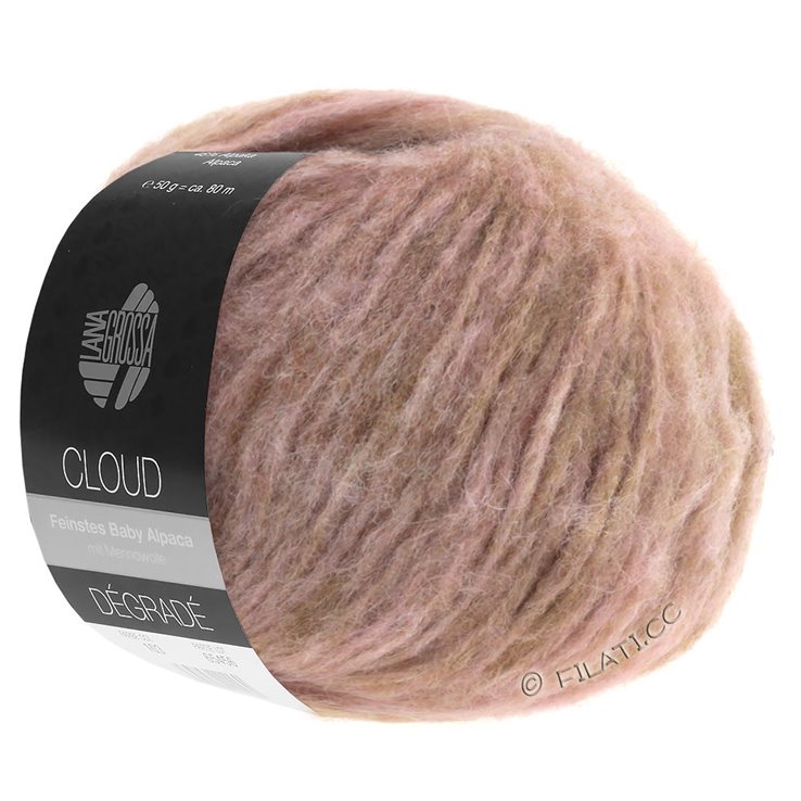 Lana Grossa CLOUD Dégradé | 101-beige/palo de rosa/rosa vieja