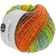 Lana Grossa COLORS FOR YOU | 140-gris verde/azul violeta/naranja/verde amarillento/marrón/fucsia/rosa/rojo/rojo oscuro/verde opalo/amarillo