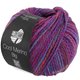 Lana Grossa COOL MERINO Big Color | 408-fucsia/violeta/gris azulado/azul humo/gris claro/azul/tomate