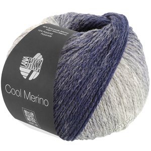 Lana Grossa COOL MERINO Dégradé | 303-azul oscuroro/gris azul/gris claro