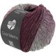 Lana Grossa COOL MERINO Dégradé | 305-zarzamora/gris rojo/gris