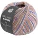 Lana Grossa COOL WOOL 4 SOCKS PRINT III | 7203-beige/aciano/blanco/rosa vívida/purpura