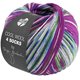 Lana Grossa COOL WOOL 4 SOCKS PRINT III | 7207-viola/verde/azul oscuroro/blanco/azul claro