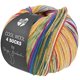 Lana Grossa COOL WOOL 4 SOCKS PRINT III | 7218-verde claro/crema/orquidea/azul/amarillo/octanaje/arcilla roja/azul celeste