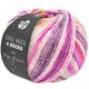 Lana Grossa COOL WOOL 4 SOCKS PRINT | 7761-herrumbre/beige claro/coñac/zarzamora/fucsia/vino tinto/gris claro
