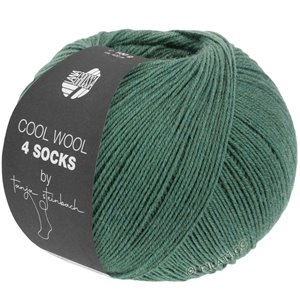 Lana Grossa COOL WOOL 4 SOCKS UNI | 7702-gris verde