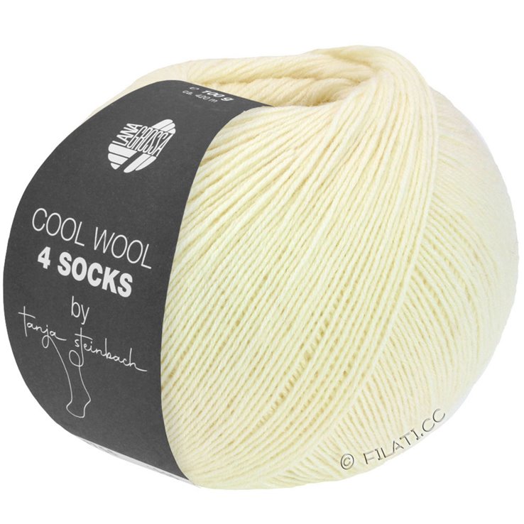 Lana Grossa COOL WOOL 4 SOCKS | 7710-color crudo