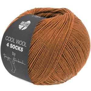 Lana Grossa COOL WOOL 4 SOCKS UNI | 7712-marrón óxido