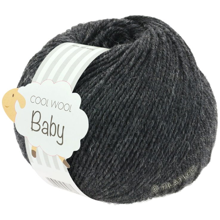 Lana Grossa COOL WOOL Baby 25g | 205-antracita