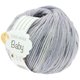 Lana Grossa COOL WOOL Baby 25g | 356-gris claro/gris azul/azul oscuroro