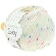 Lana Grossa COOL WOOL Baby Uni/Print 50g | 351-blanco/azul/verde/amarillo
